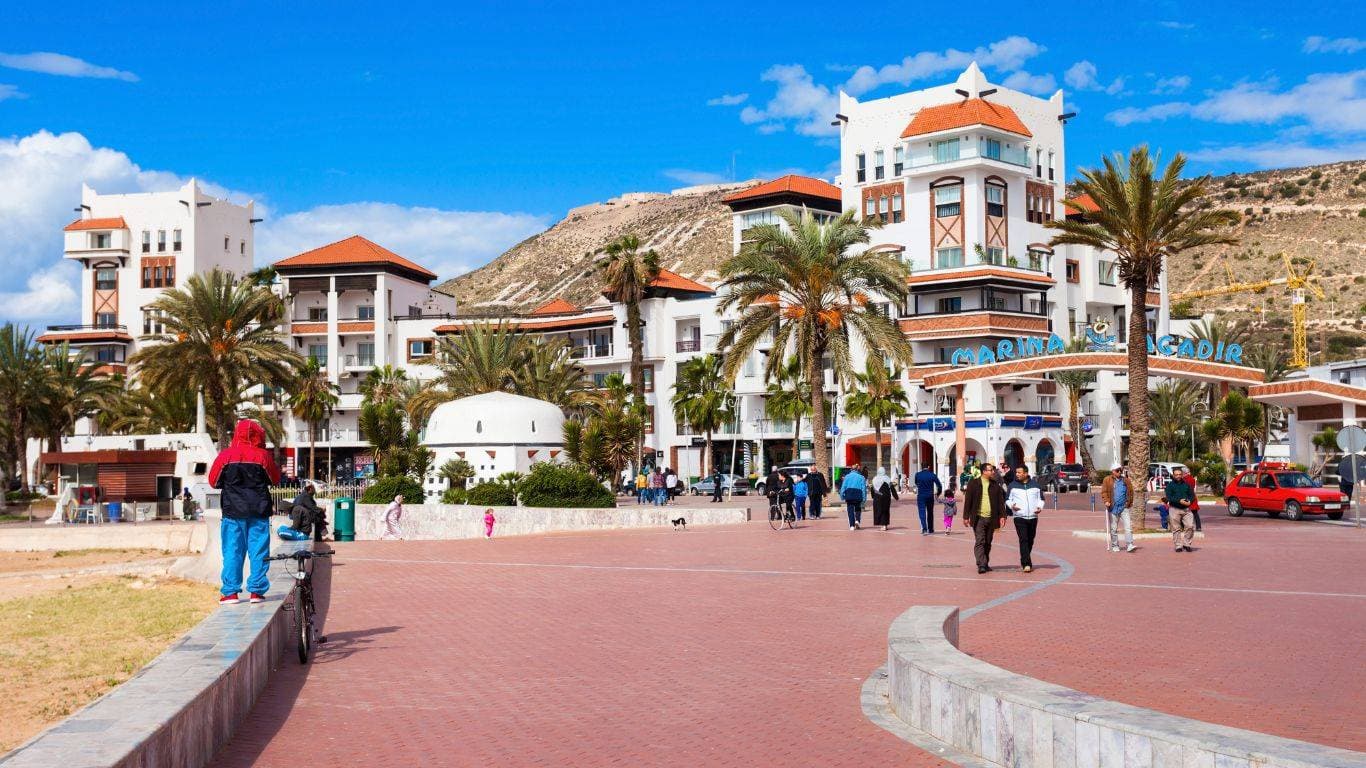 What's Agadir famous for?