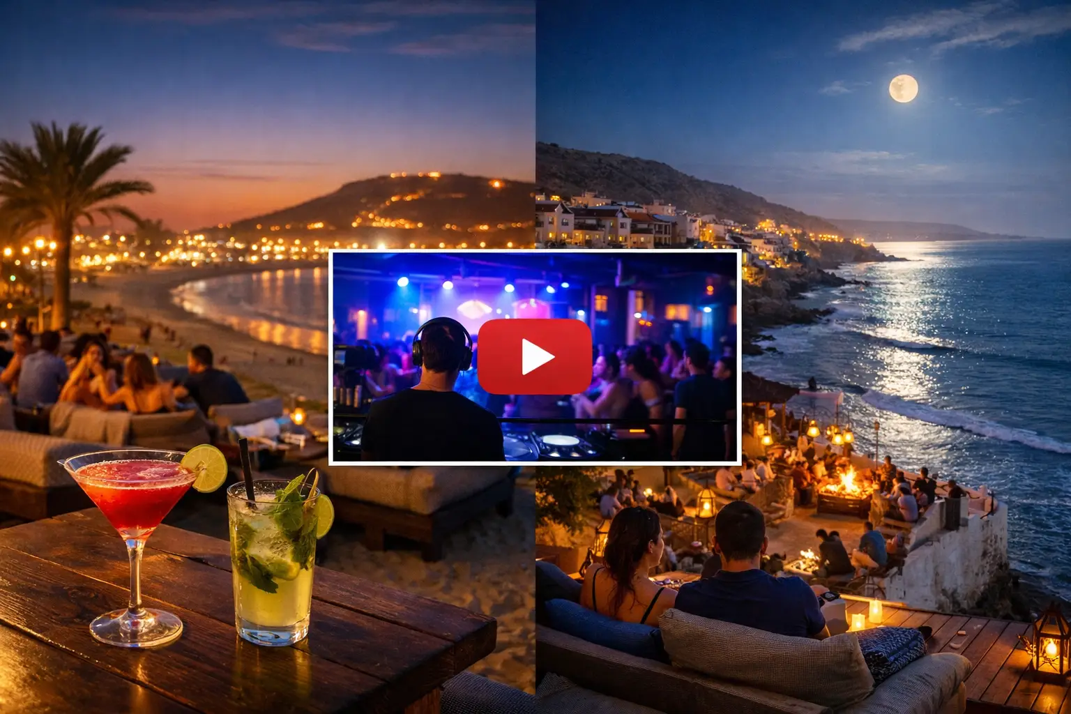 Agadir versus Taghazout Nightlife Compared