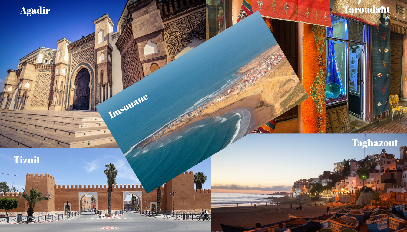 Visit Southern Morocco's Top Destinations: Agadir, Taroudant, Tiznit, Taghazout, Imsouane