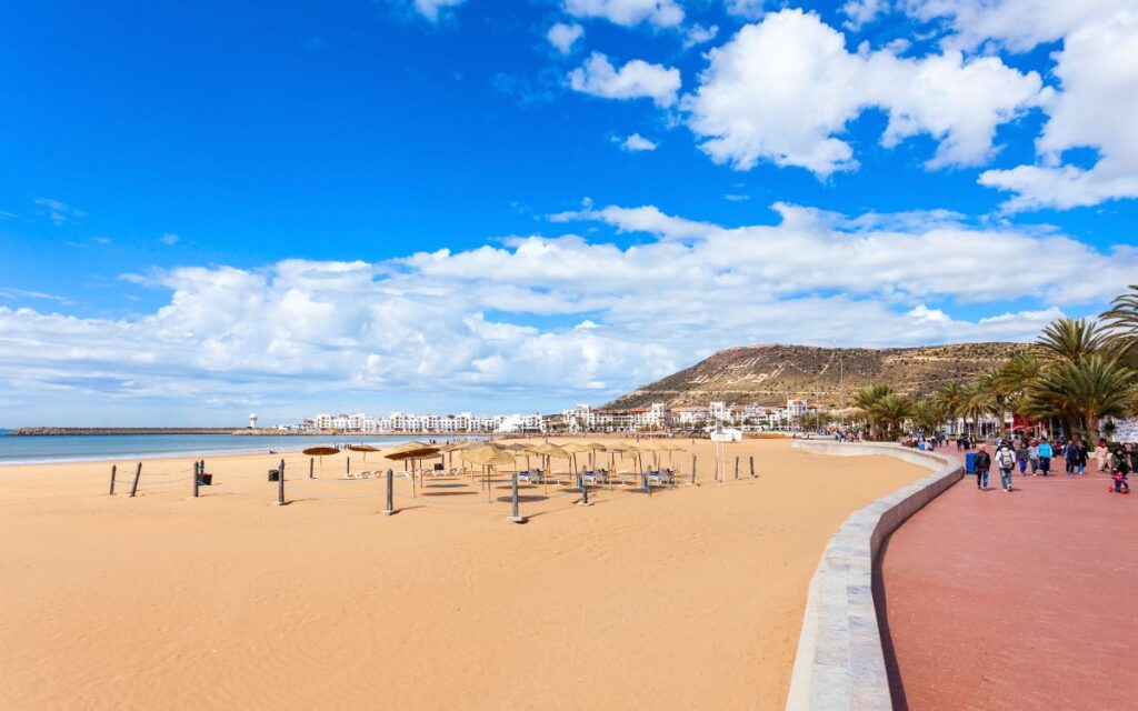 Is Agadir too hot in July 