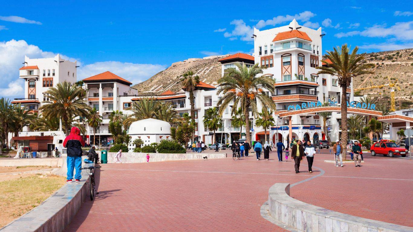 What's Agadir famous for?
