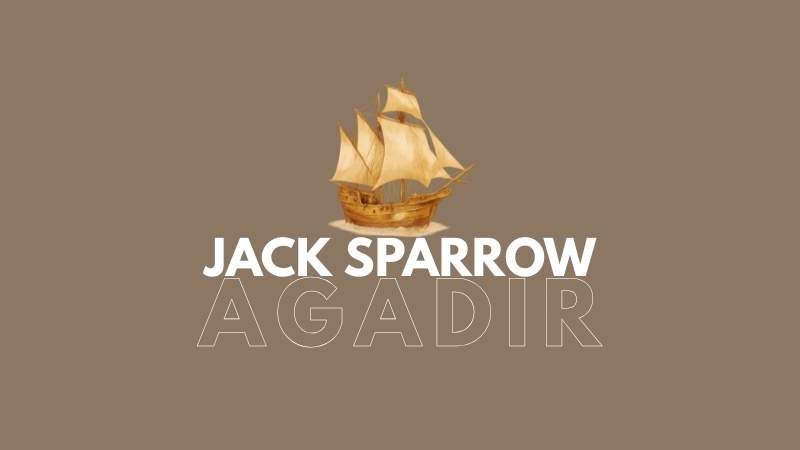 Bateau jack sparrow Marina Agadir