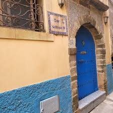 Elegant courtyard at Dar Saffron, a serene boutique stay Essaouira